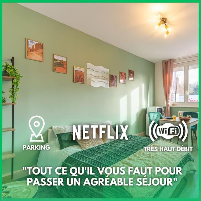 Le Refuge - Netflix I Wifi Haut Debit I Parking - Confort & Cosy 瓦朗西纳 外观 照片